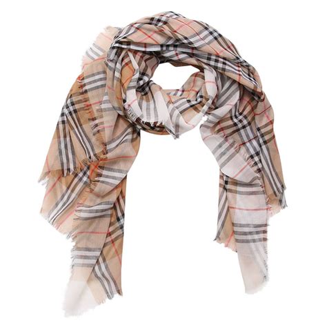 burberry women's scarves white|burberry scarf women classic.